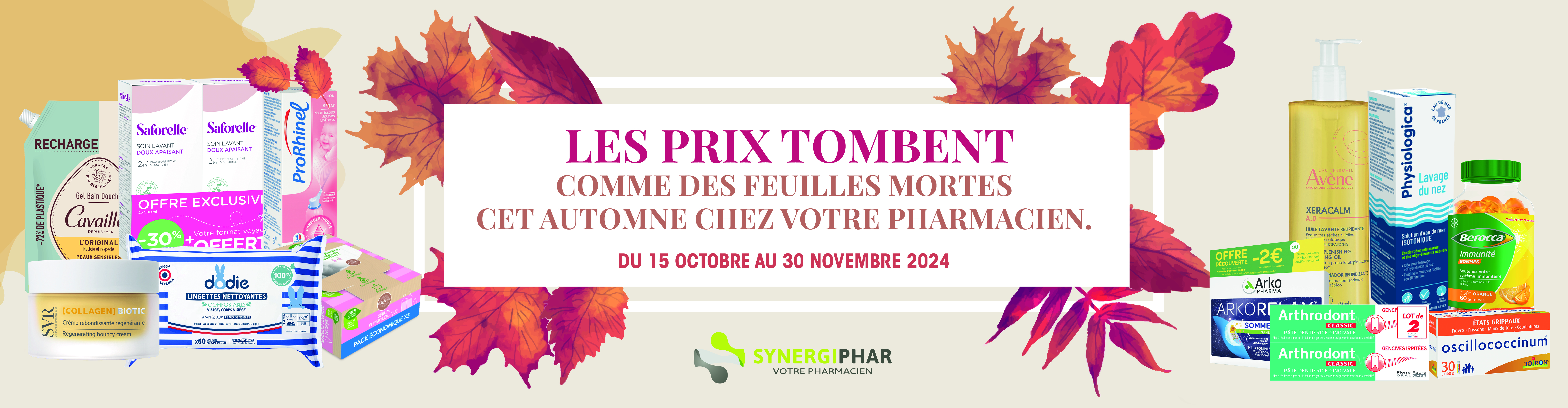 Promotions produits en pharmacie juin à juillet